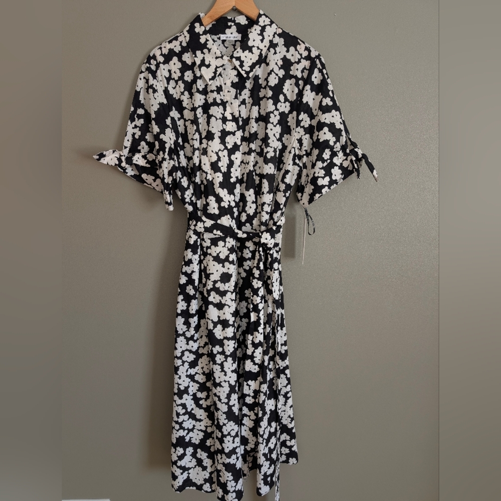 Calvin Klein Floral Fit and Flare Dress NWT Size 16